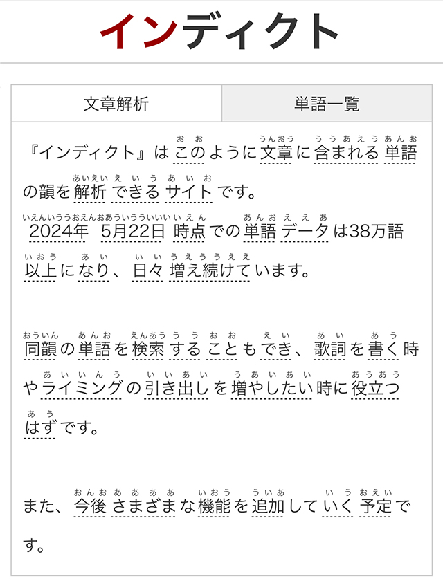 インディクト